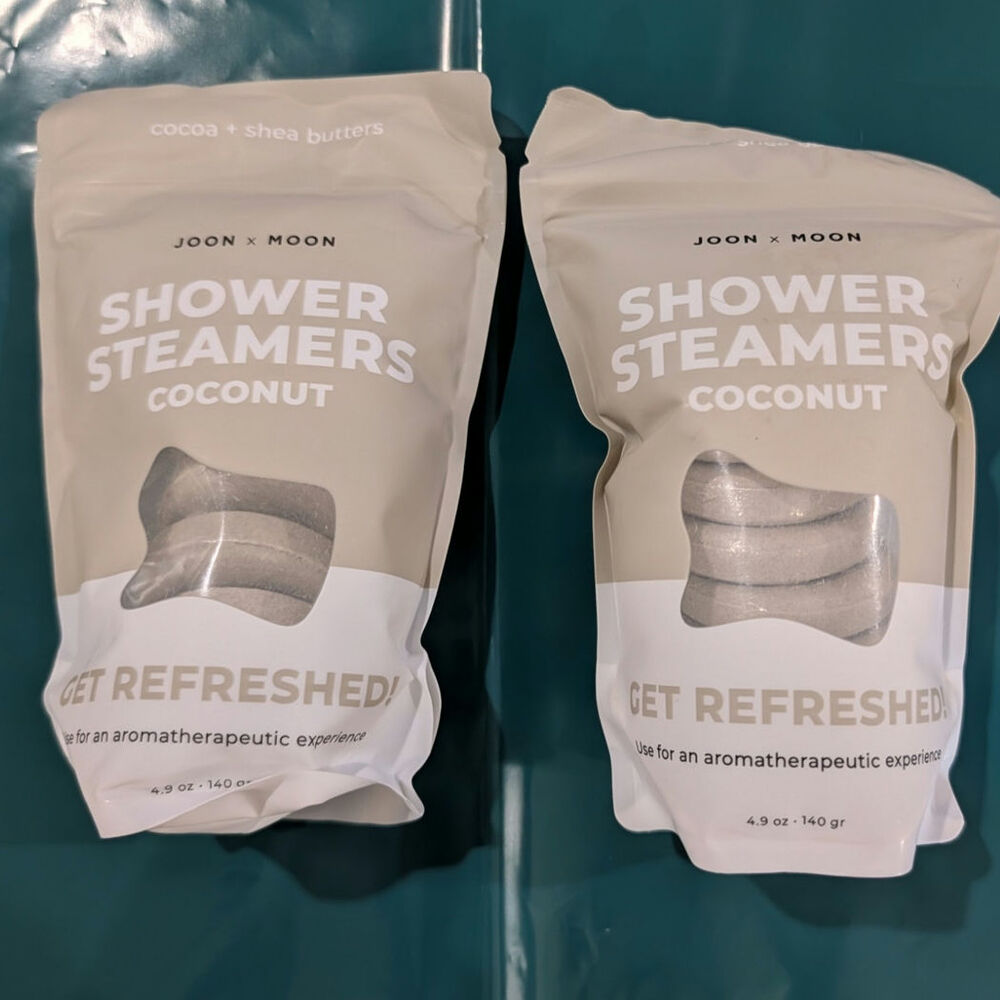 Joon x Moon coconut-scented shower steamers Aromatherapy Lot of 2